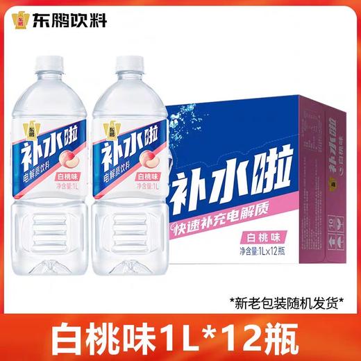 【批发】东鹏补水啦（白桃味）1升*12瓶 商品图0