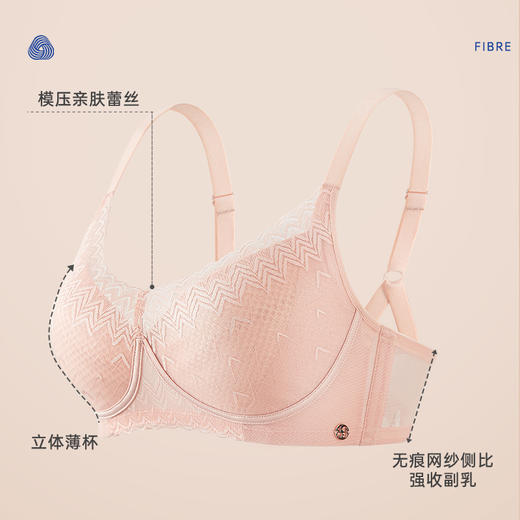 【爱慕新品|小晚荞】爱慕义乳文胸，超薄罩杯 ，小胸不空杯，简约大气 商品图1