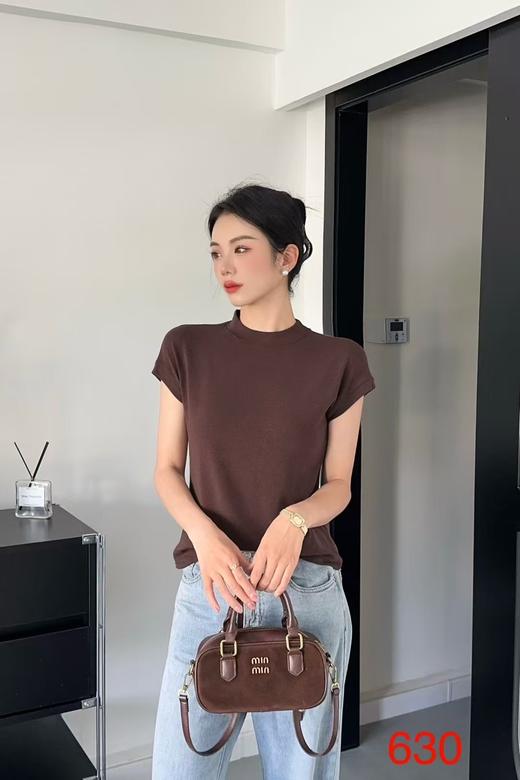 LS竹纤维女士时尚早秋中领打底衫630 商品图3