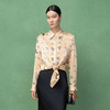 【林栖设计小店】生活在左真丝蝴蝶衬衫印花2025新中式秋季新款上衣女1953083 商品缩略图0