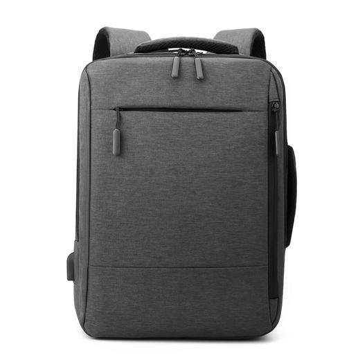 【商务休闲，功能完备】新品双肩包男士商务通勤书包 电脑包usb多功能背包 礼品包会议包-QB 商品图3