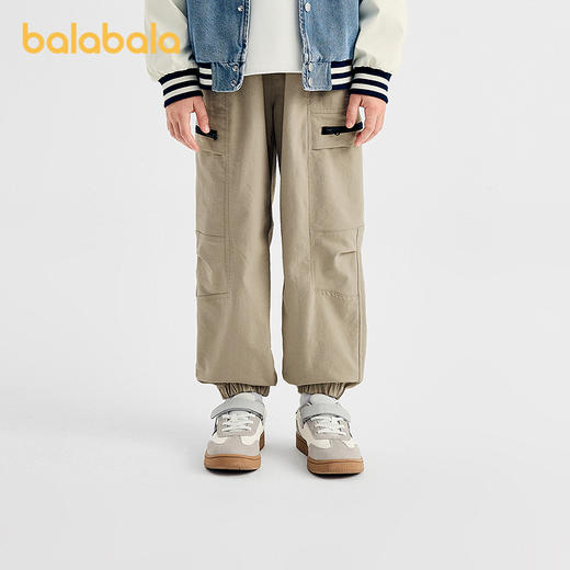 【商场同款】巴拉巴拉童装儿童裤子男童长裤2025秋新款慢跑束口裤 商品图2