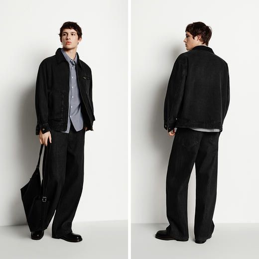 森马牛仔外套男工装复古底特律夹克纯棉2025秋冬新款上衣休闲户外 商品图4