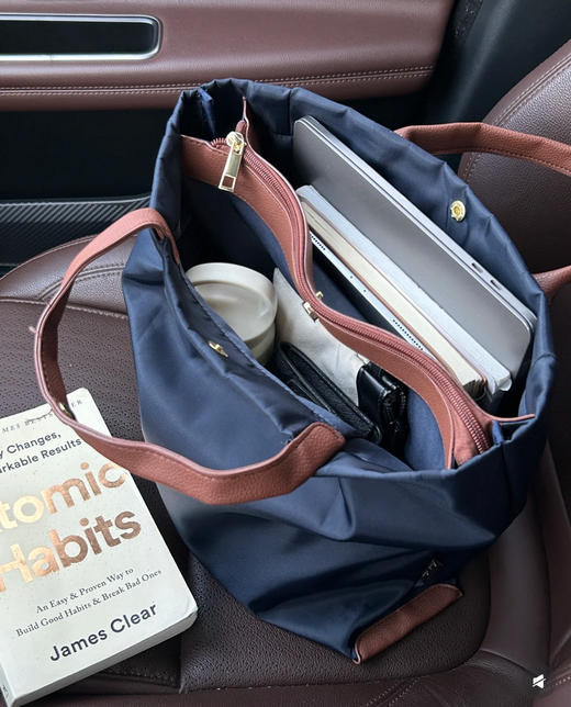 背包单肩包！女士大容量挎包！尼龙材质！托特包时尚波士顿妈咪包防水手提包！ 商品图1