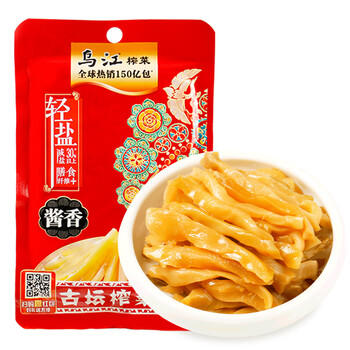 乌江榨菜 下饭菜咸菜 酱香味古坛榨菜丝 80g*4袋  佐餐下饭轻盐小菜 /粮油调味 /调味品 /榨菜/酱腌菜 商品图4