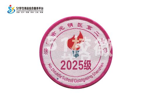 通版深圳市光明区第二中学校级织唛校徽服姓名贴章可缝烫现货发51 商品图4