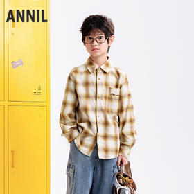 【实体店同款】男童翻领长袖上衣秋季新款安奈儿童装AB531126