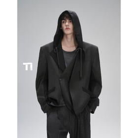 启世录TIWILLTANG“冼闲梦装”【主理人推荐】羊毛天丝西装卫衣