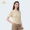 乔万尼新品金葱针织透气收腰T恤EZ2M118 商品缩略图1