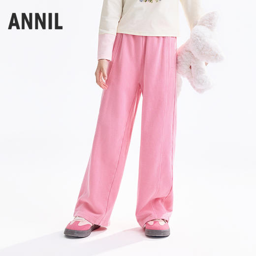 【实体店同款】女童全腰针织裤秋季新款安奈儿童装AG536161 商品图0