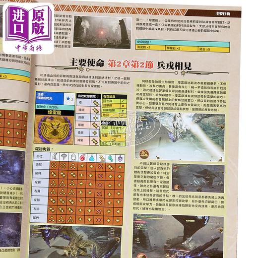 【中商原版】画集 魔物猎人荒野 完全狩猎指南 任天堂 港版画册书 S-TEAM Production Co. Ltd. 商品图2