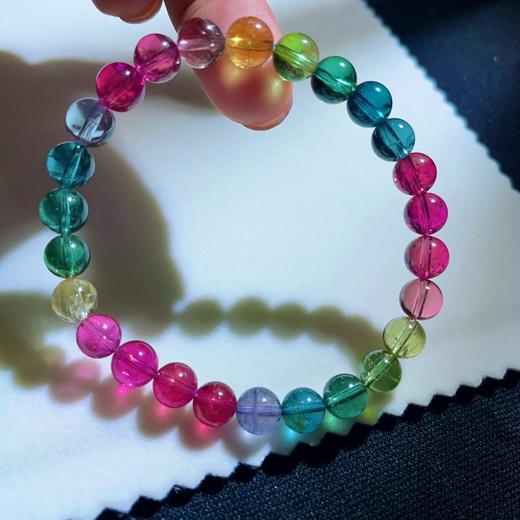 7mm单圈彩虹碧玺手串 商品图7