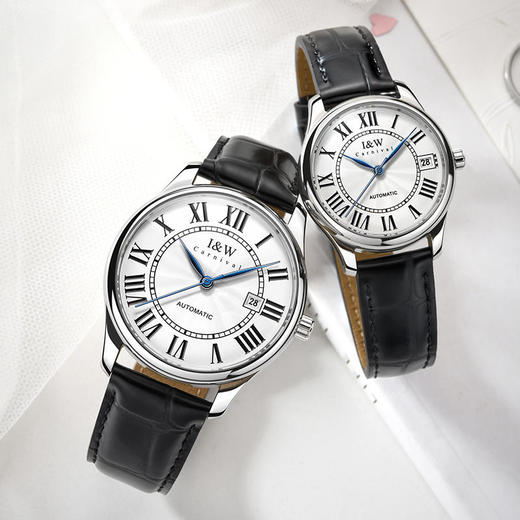 【质保两年】I&W爱沃驰机械表 进口机械机芯 蓝宝石表镜  防水防眩光 防刮耐磨 商品图2
