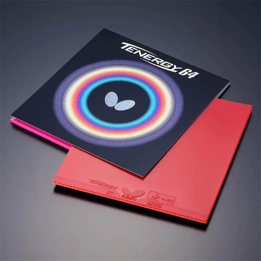 Butterfly蝴蝶T64乒乓球胶皮（05820）日本进口专业速度型涩性反胶乒乓球套胶 商品图2