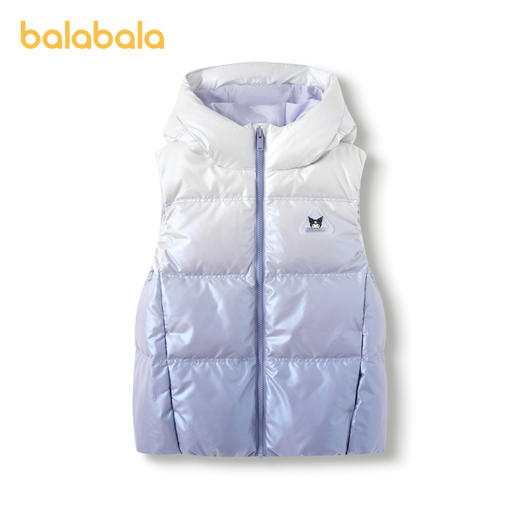 【库洛米IP】巴拉巴拉女童背心羽绒马甲秋冬童装儿童连帽三丽鸥萌 商品图4