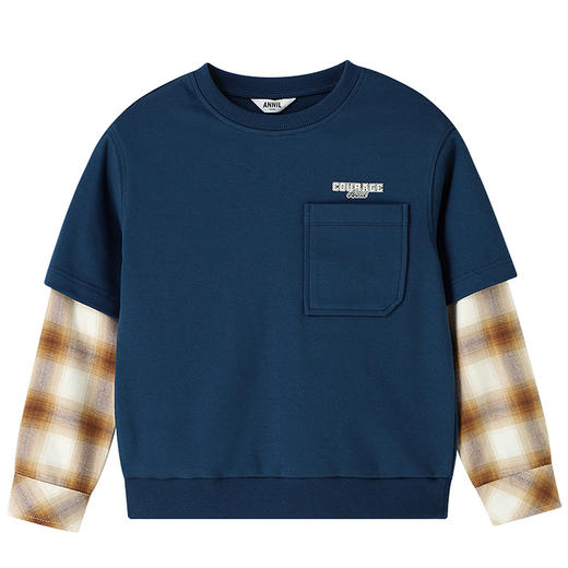 【实体店同款】男童圆领长袖上衣秋季新款安奈儿童装AB531128 商品图5