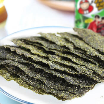 老板仔海苔 泰国原装进口 脆紫菜 儿童休闲零食 海苔片 原味32g /休闲食品 /海味零食 /海苔 商品图2