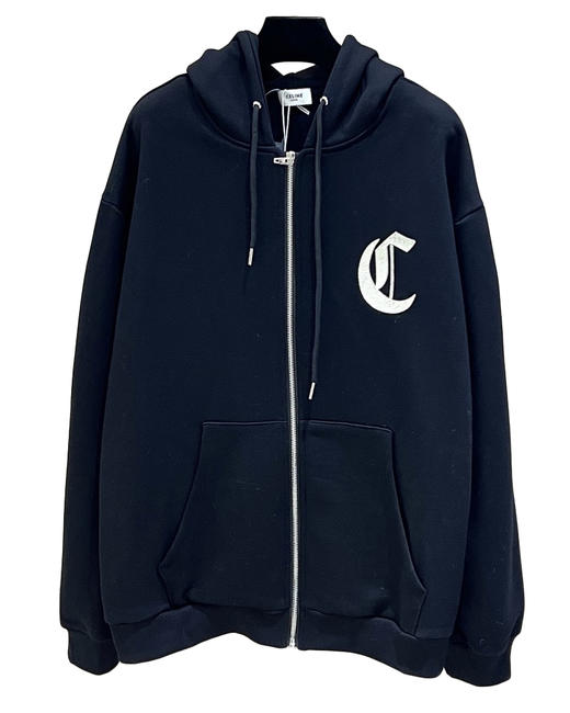 女款微抓绒刺绣帽衫拉链外套008 商品图0