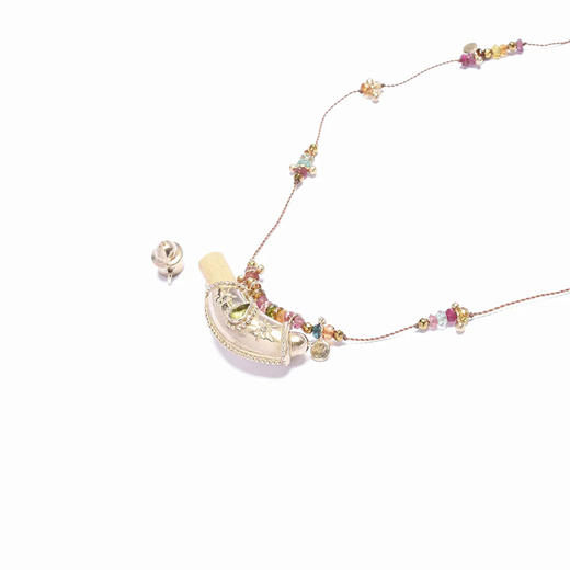 订购12周到｜ROOM SERVICE-MANTRA-碧玺 护身符 吊坠 项链（可开合）［法国设计师］ 商品图2