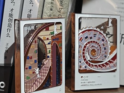 钟书阁文创拍立得旅行箱流沙冰箱贴深圳都江堰旅行打卡礼物系列 商品图0