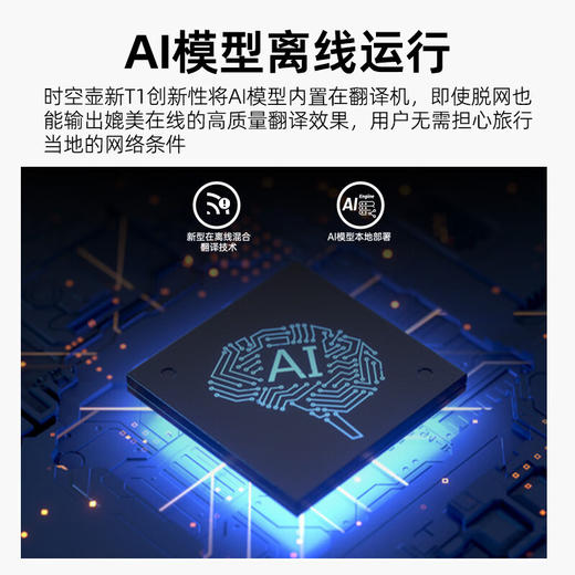 时空壶新T1 手持翻译机 多语种离线翻译器 出国旅游口语实时翻译 Al翻译机 商品图1