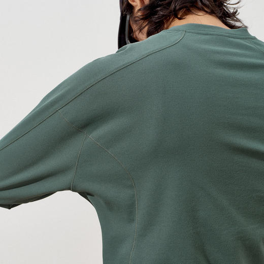 714street吸湿速干凉感防晒运动长袖 2025秋季国潮宽松圆领T恤男 商品图3