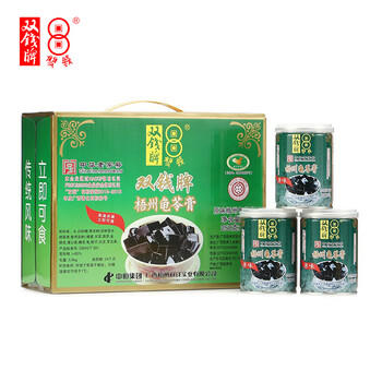 双钱牌 原味梧州龟苓膏 250g *12罐 礼盒装 中华老字号 经典清润款 /休闲食品 /果冻/布丁 /龟苓膏 商品图5