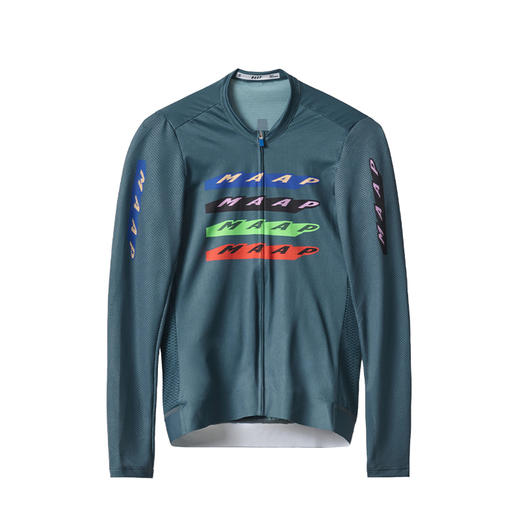 MAAP 男士 Evade X Pro Air LS Jersey 3.0 制服蓝 长袖骑行服 商品图5