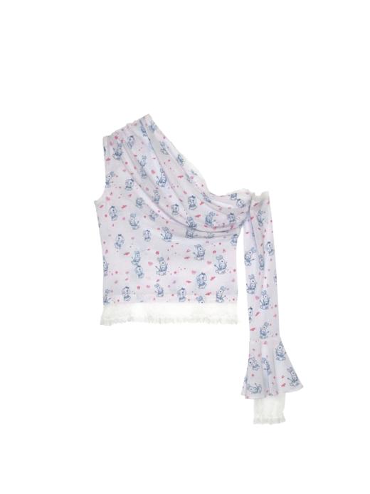 Kaiy Xiao 早秋系列 满月小兔子斜肩长袖 商品图2