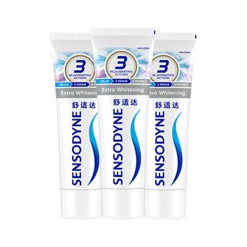 舒适达 美白抗敏感牙膏套装100g*3 新旧包装随机发 /个人护理 /口腔护理 /牙膏 商品图5
