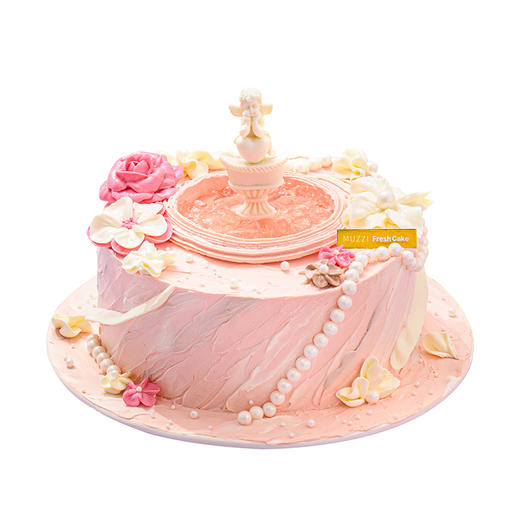 处女座·粉色丘比特0卡糖动物奶油生日蛋糕 | FALANC CAKE 商品图6