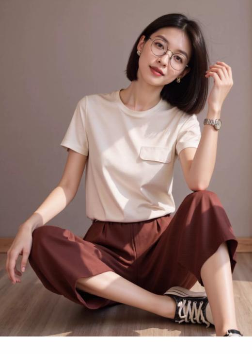 爆品来袭 💰 39.9元🉐 【 Avann桑蚕丝丝光棉T恤】  这质量这价格绝无仅有！2款可选✅   精美独立礼盒包装+正规国标检测报告背书  吊打市面普通丝光棉T恤 商品图4