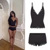 重磅渠道！sk蕾丝边内衣套装  贴身款不退不换！蕾丝吊带/短裤   弹力巨大元！三色入 商品缩略图0