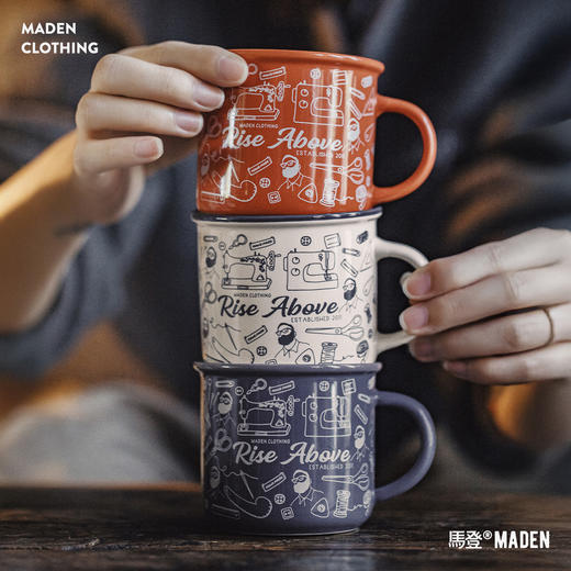 【88会员节专属礼品】马登女装小众创意陶瓷马克杯 商品图0