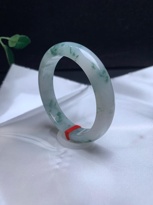 620674，54.3飘花手镯，满圈飘清新蓝花，均匀干净、很秀气 商品图3