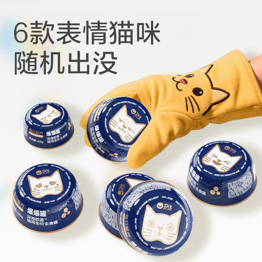 爆爆罐 深海胶原 猫用全价主食罐(260g)65g*4 商品图5