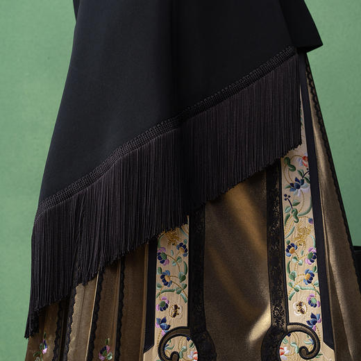 【林栖设计小店】生活在左西装拼手编流苏国风2025秋季新款外套上衣女1953062 商品图4