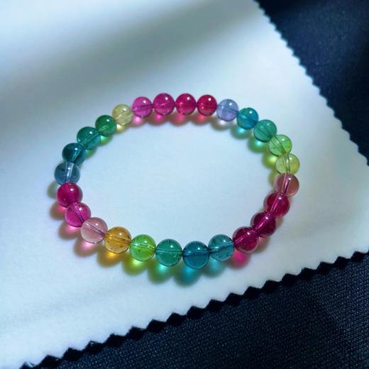 7mm单圈彩虹碧玺手串 商品图5