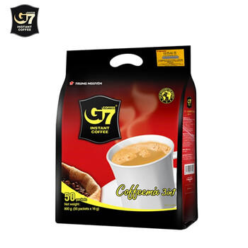 中原G7三合一速溶咖啡1600g (16gx100条） 越南进口 /水饮冲调 /咖啡 /速溶三合一 商品图6