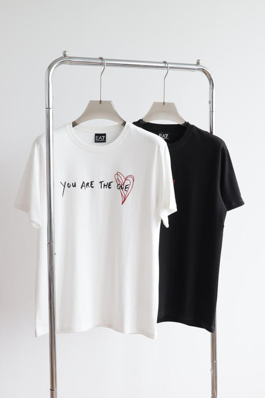 E@ 25新款特价 情侣款 圆领印花T恤 TX558 商品图0