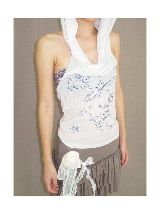 Kaiy Xiao 早秋系列 蝴蝶结串珠 星月双兔连帽 商品图2