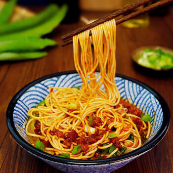 金沙河面条 挂面 0钠无盐清水挂面 早餐面 宽面条 速食面 1000g*1袋 /粮油调味 /挂面 /传统挂面 商品图1