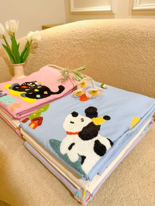 开学季住校超柔水洗棉A类毛巾绣四件套居家床品 商品图1