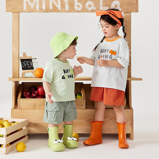 【纯棉】迷你巴拉男女童不闷汗亲肤不易变形柔软短袖T恤 商品图2