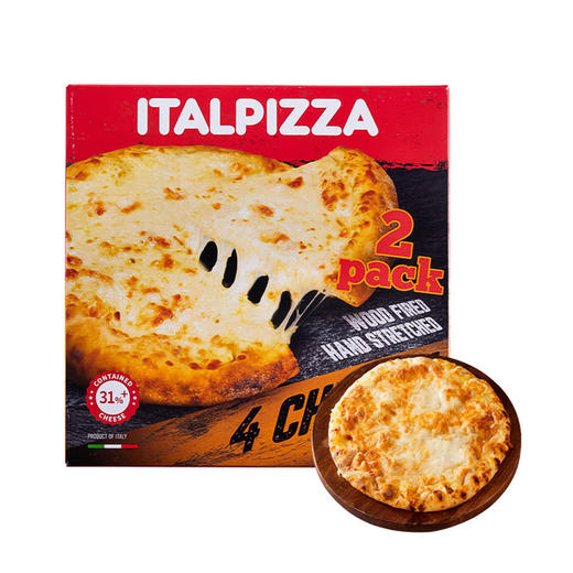 MM 山姆 四重芝士披萨 740g（370g*2） 商品图0