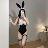 漫渺性感蕾丝毛绒兔女郎情趣内衣女连体衣挑逗制服诱惑激情开档套装 商品缩略图3