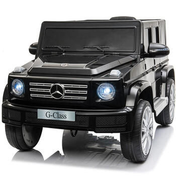 贝瑞佳儿童电动车四轮汽车奔驰大G遥控小孩玩具车可坐人双驱宝宝礼物 /母婴 /童车童床 /儿童电动车 商品图1