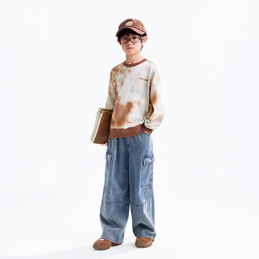 【实体店同款】男童圆领长袖卫衣秋季新款安奈儿童装AB531123 商品图5