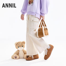 【实体店同款】女童全腰梭织裤秋季新款安奈儿童装AG536162