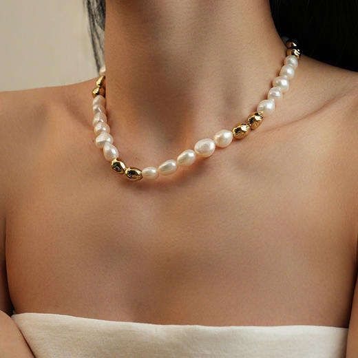 【吴昕&刘忻同款】Garden of Eden 伊甸园系列 | 伊甸园果实珍珠项链 商品图3